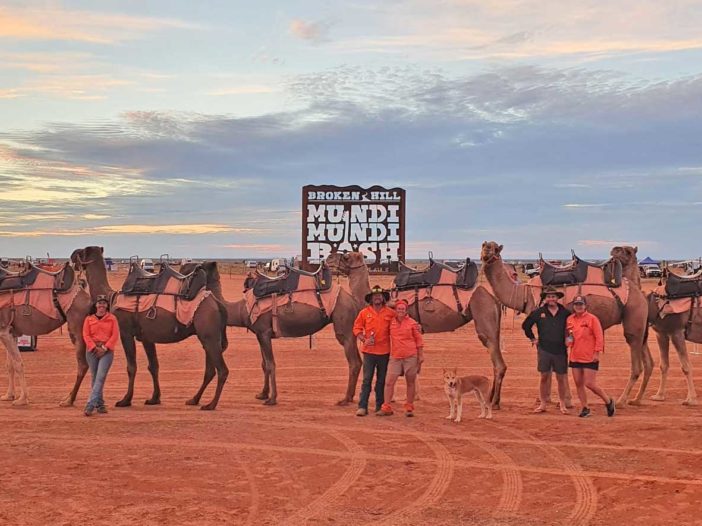 Silverton Outback Camels at Mundi Mundi Bash